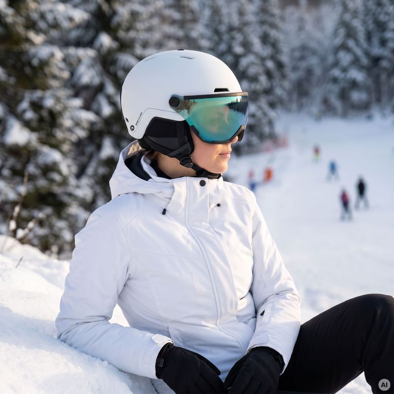 Slidinėjimo šalmas ATTABO Avens 2.0 Visor white 6