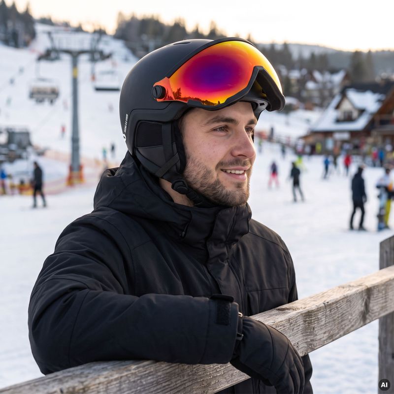 Slidinėjimo šalmas ATTABO Avens 2.0 Visor black 8