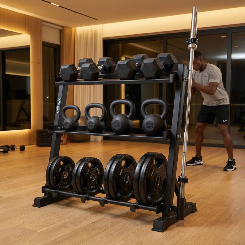 Stovas XTREXO Complex Gym Storage black 3