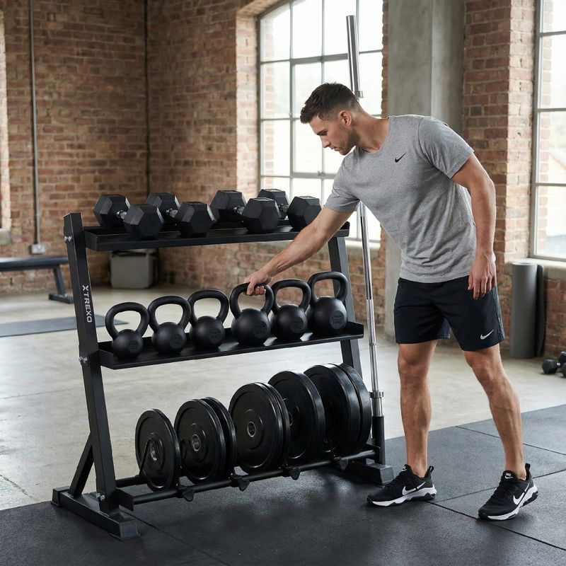 Stovas XTREXO Complex Gym Storage black 4