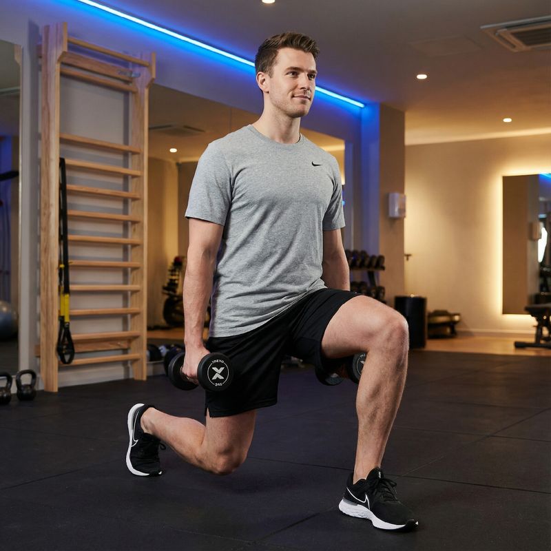 Gumuotas ketaus hantelis XTREXO Pro 2 kg black 5