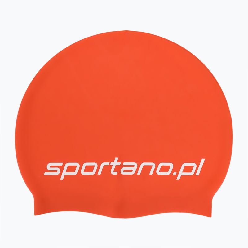 Plaukimo kepuraitė SPORTANO silicone orange 2