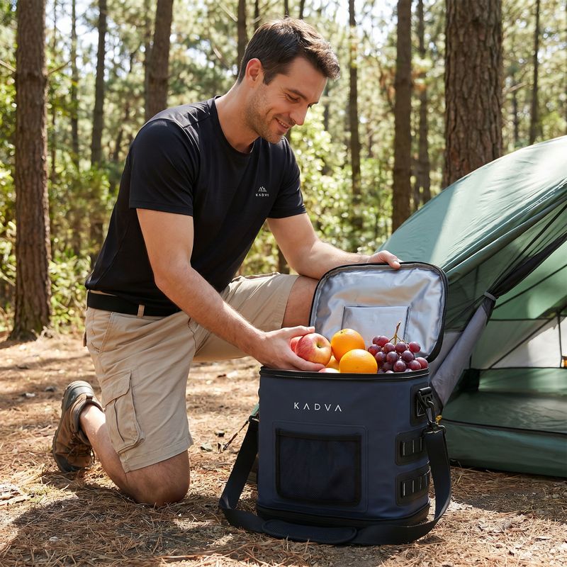 Turistinis šaldytuvas KADVA flat Reducer 17 l navy blue 11