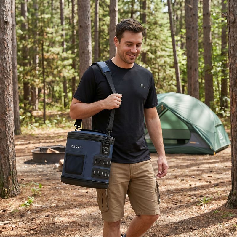 Turistinis šaldytuvas KADVA flat Reducer layup 12 l navy blue 12
