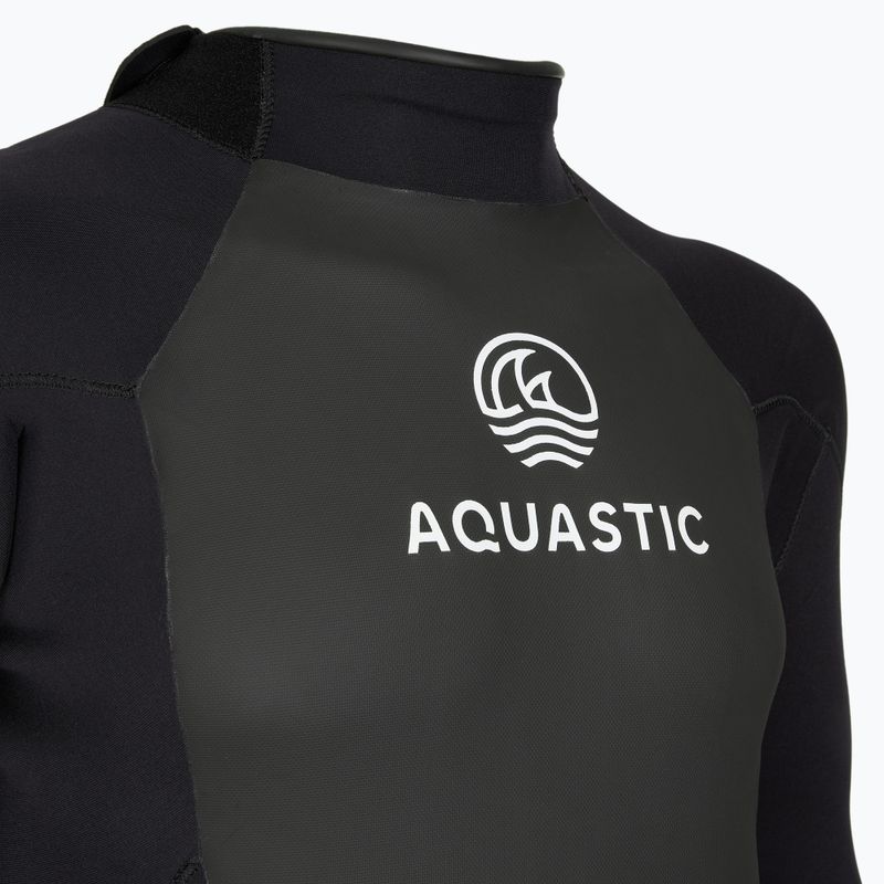 Vyriškas neopreninis kostiumas banglenčių sportui AQUASTIC 4/3 mm WAVEY black 12