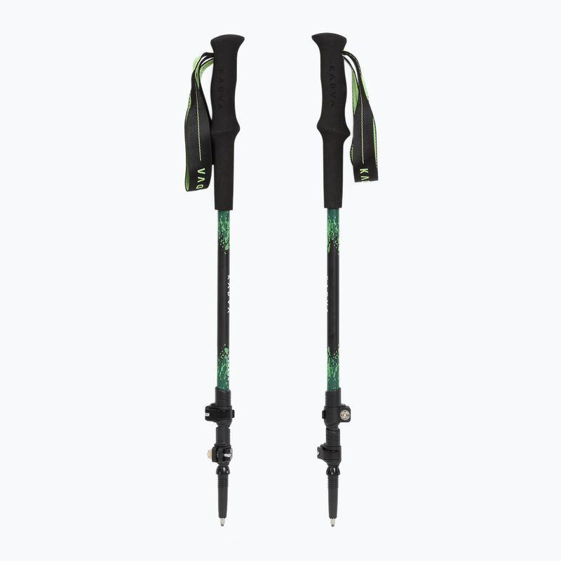 Žygio lazdos KADVA Torre adjustable carbon green 5