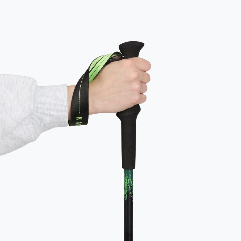 Žygio lazdos KADVA Torre adjustable carbon green 6