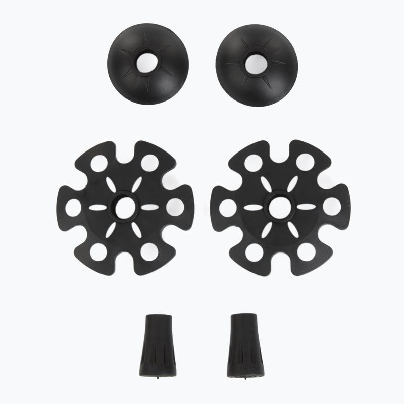 Trekkingo lazdos KADVA Torre adjustable carbon green 8