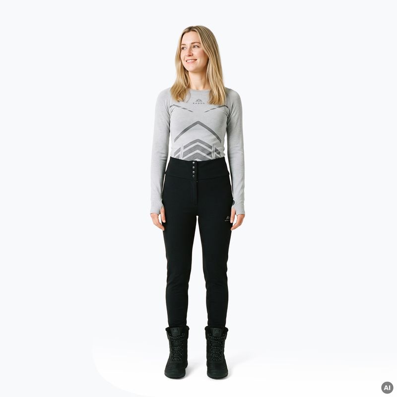 Moteriškos slidinėjimo kelnės KADVA Nora WMNS WP 5K/3K SOFTSHELL juodos spalvos