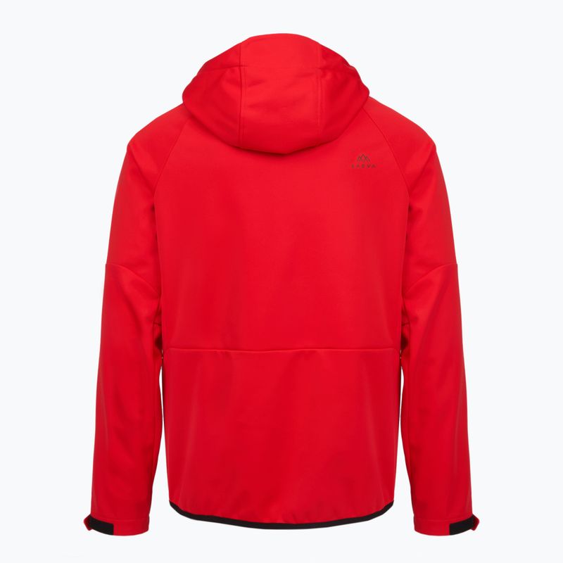 Vyriškas trekingo džemperis KADVA Arix WP 5K/3K softshell hibridas raudonas 2