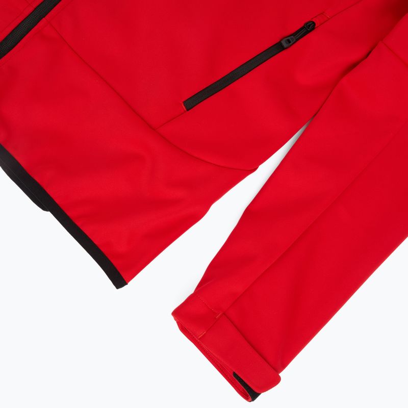 Vyriškas trekingo džemperis KADVA Arix WP 5K/3K softshell hibridas raudonas 5