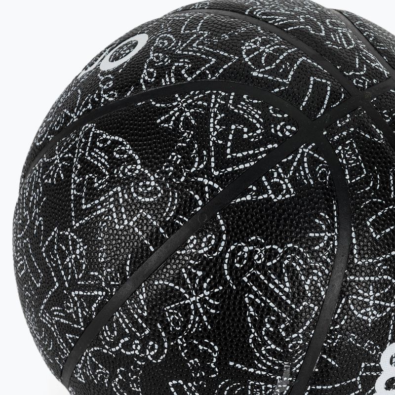 Krepšinio kamuolys OneTeam Black neon size 7 3