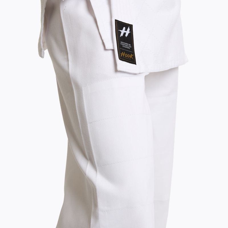 Dziudo kostiumas HOOK Judo - Adult juodas 10