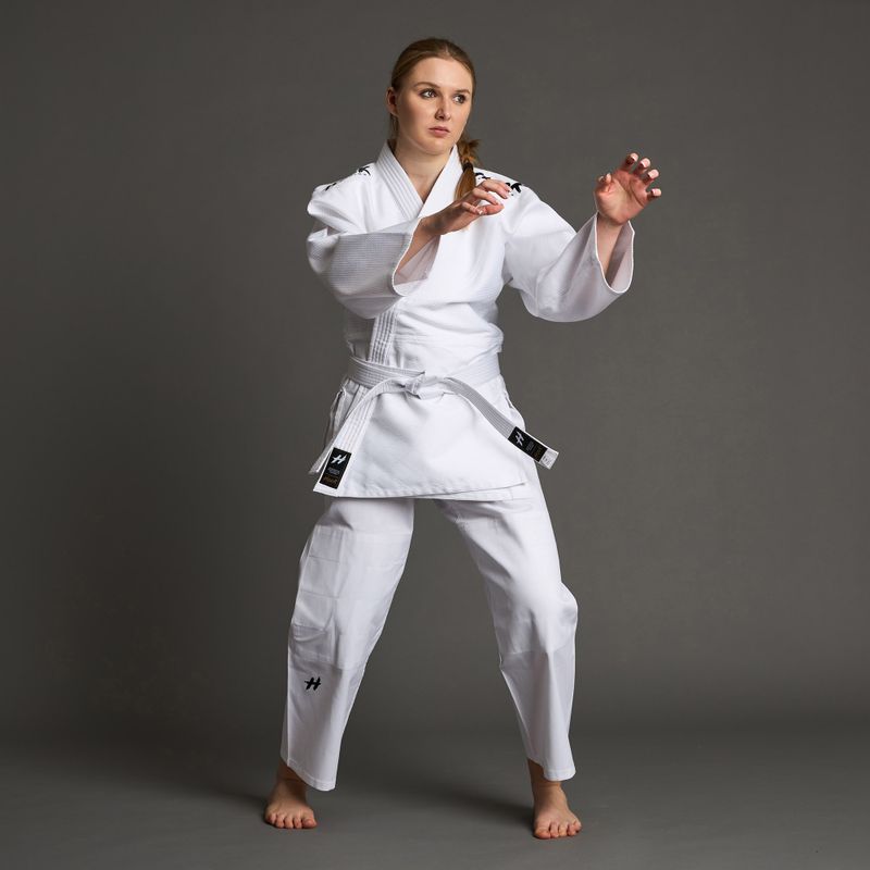 Dziudo kostiumas HOOK Judo - Adult juodas 12