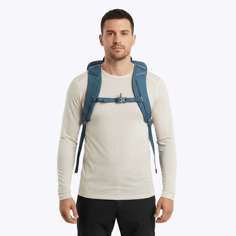 Turistinė kuprinė Kadva traWELL 28 l tamsiai mėlyna 3