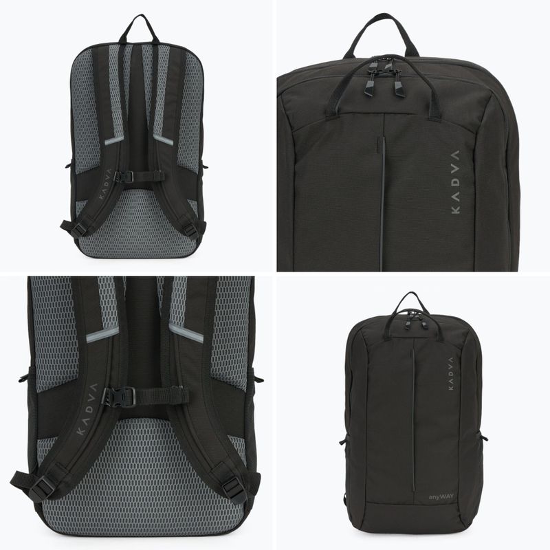 Turistinė kuprinė Kadva anyWAY 25 l juoda 9