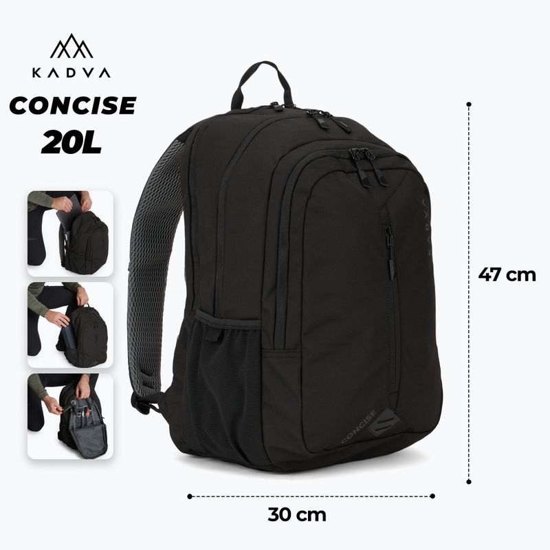 Turistinė kuprinė Kadva Concise 20 l black 2