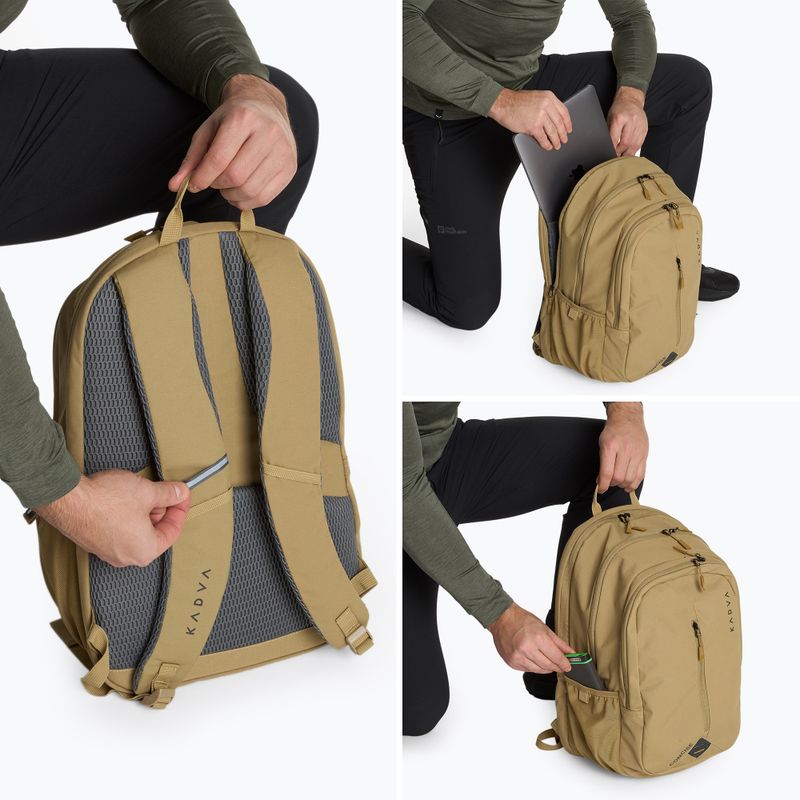 Turistinė kuprinė Kadva Concise 20 l smėlio spalvos 6