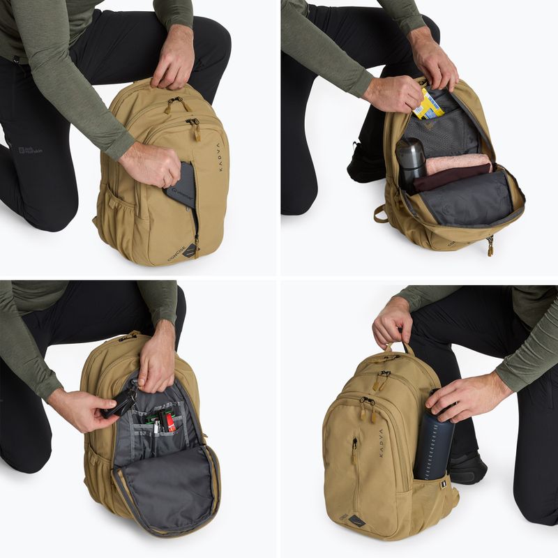 Turistinė kuprinė Kadva Concise 20 l smėlio spalvos 7