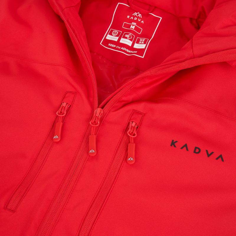 Vyriška slidinėjimo striukė KADVA Edge X Jacket raudona 4