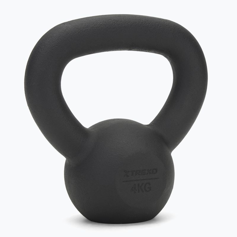 Ketaus Kettlebell TREXO 4kg juodas