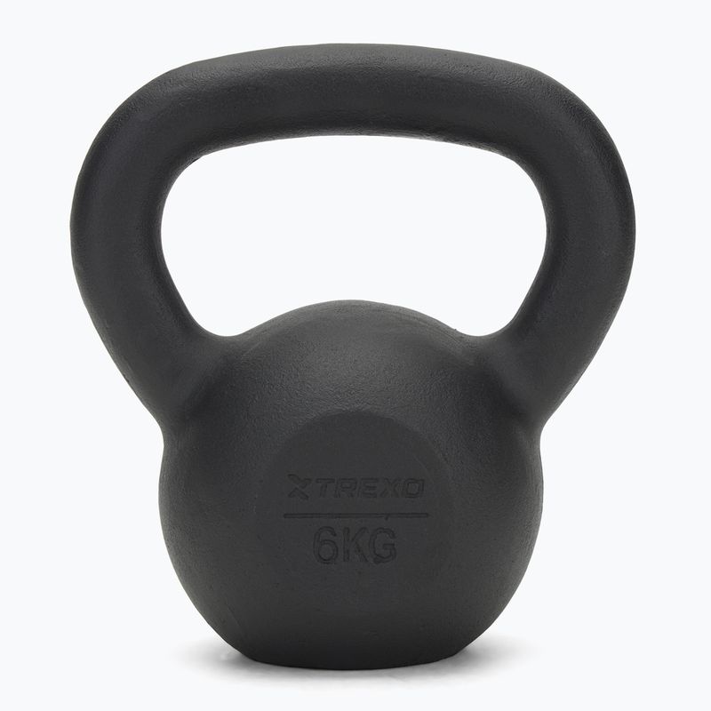 Ketaus Kettlebell TREXO 6kg juodas 2