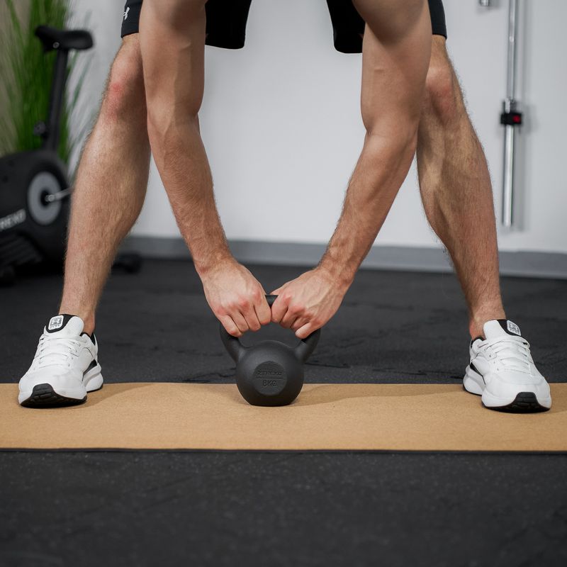 Ketaus Kettlebell TREXO 8kg juodas 4