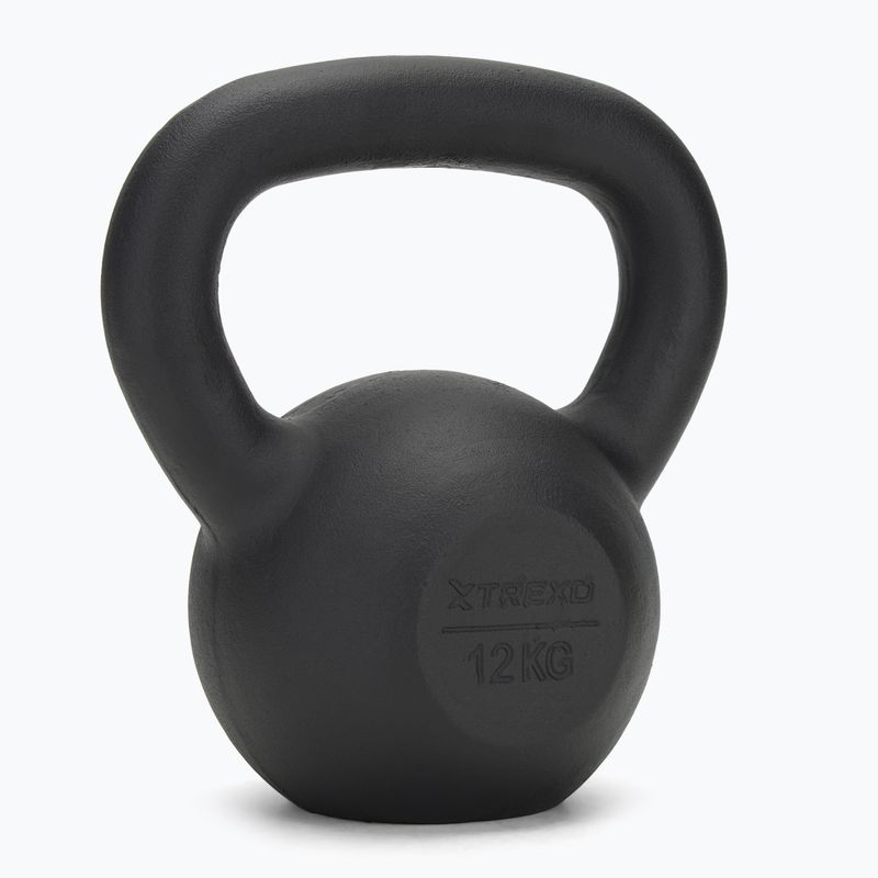 Ketaus Kettlebell TREXO 12kg juodas