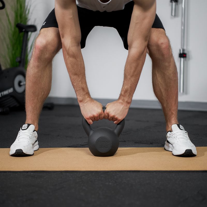 Ketaus Kettlebell TREXO 16kg juodas 4