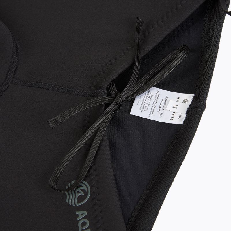 Vyriški neopreniniai šortai AQUASTIC HydroCore SH 1.5 mm juodi 10