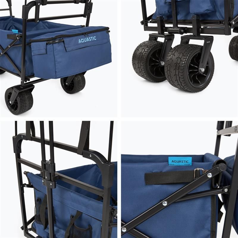 Mėlynas AQUASTIC Cart transportavimo vežimėlis 5
