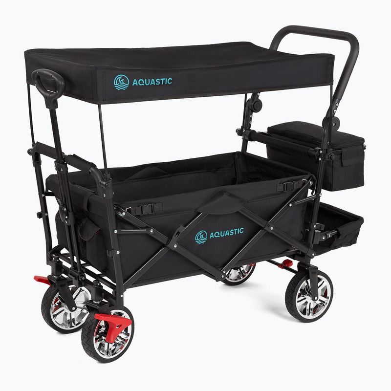 Juodas AQUASTIC Luxor transportavimo vežimėlis