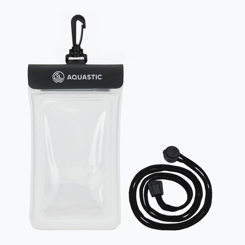 Vandeniui atsparus telefono dėklas AQUASTIC AQS-B5I189-BK juodas