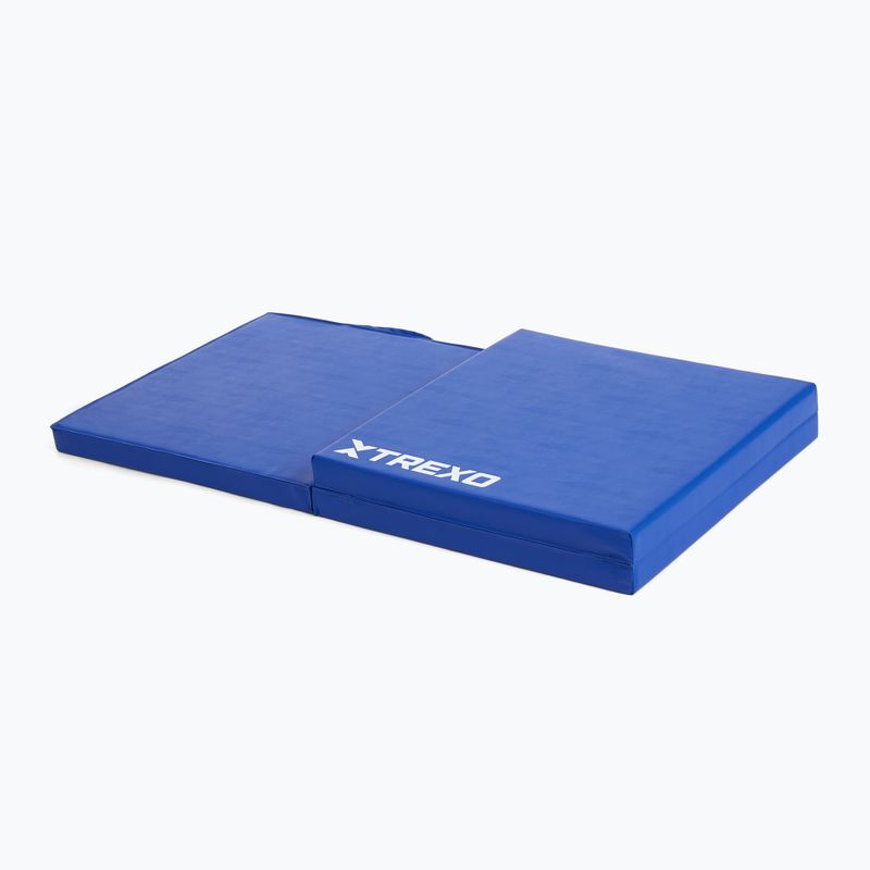 Gimnastikos kilimėlis TREXO sulankstomas 180 x  60 x 5 cm  mėlynas 3