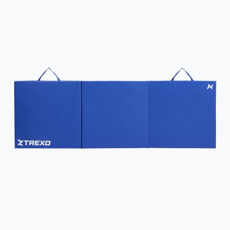 Gimnastikos kilimėlis TREXO sulankstomas 180 x  60 x 5 cm  mėlynas 6