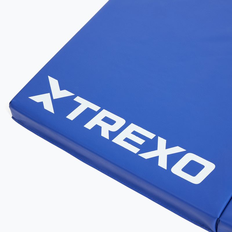 TREXO sulankstomas gimnastikos čiužinys 195 x 80 x 5 cm mėlynas 7