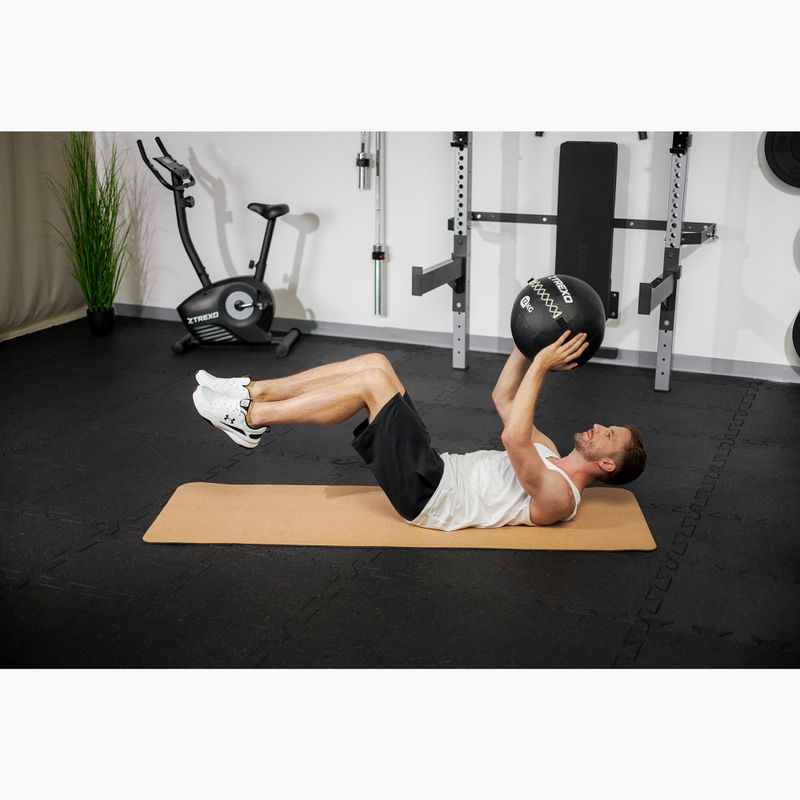 Medicininis kamuolys TREXO Wall Ball 12 kg juodas 5