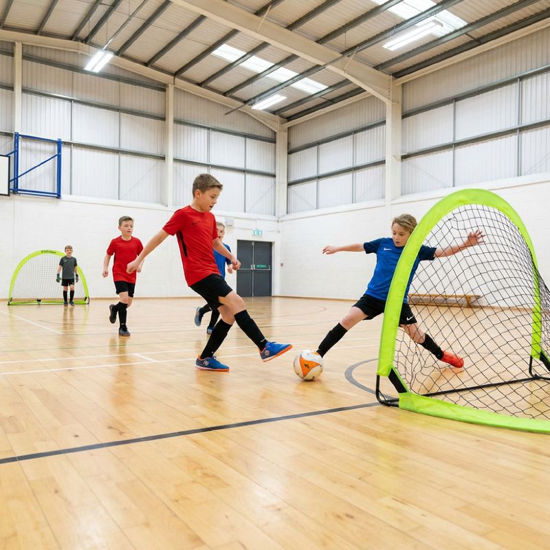 Futbolo vartai OneTeam Balloon Pop-Up green 5