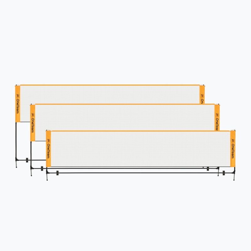 Badmintono tinklas OneTeam Netura 4 orange 2
