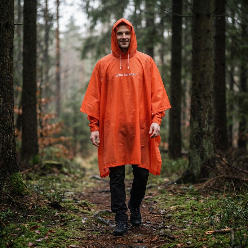 Lietpaltis nuo lietaus SPORTANO AquaDefend oranžinis 5