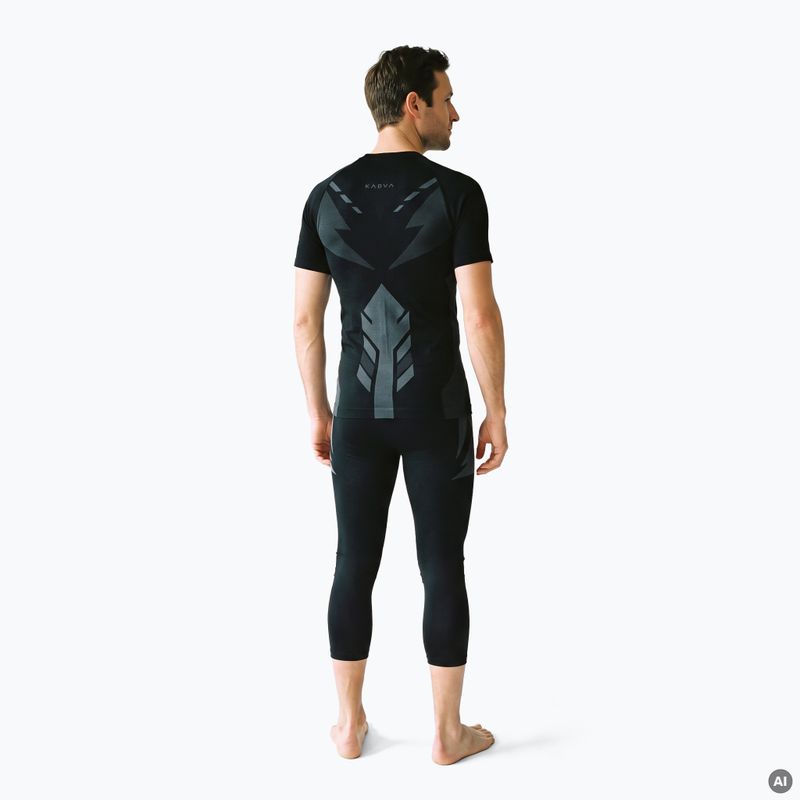 Vyriškas termo apatinio trikotažo komplektas KADVA Alpinestep Thermo SH Light Plus Set Black 2