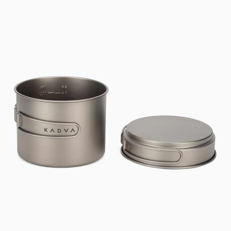 Valgomasis indas KADVA titanium ultralight gray 2