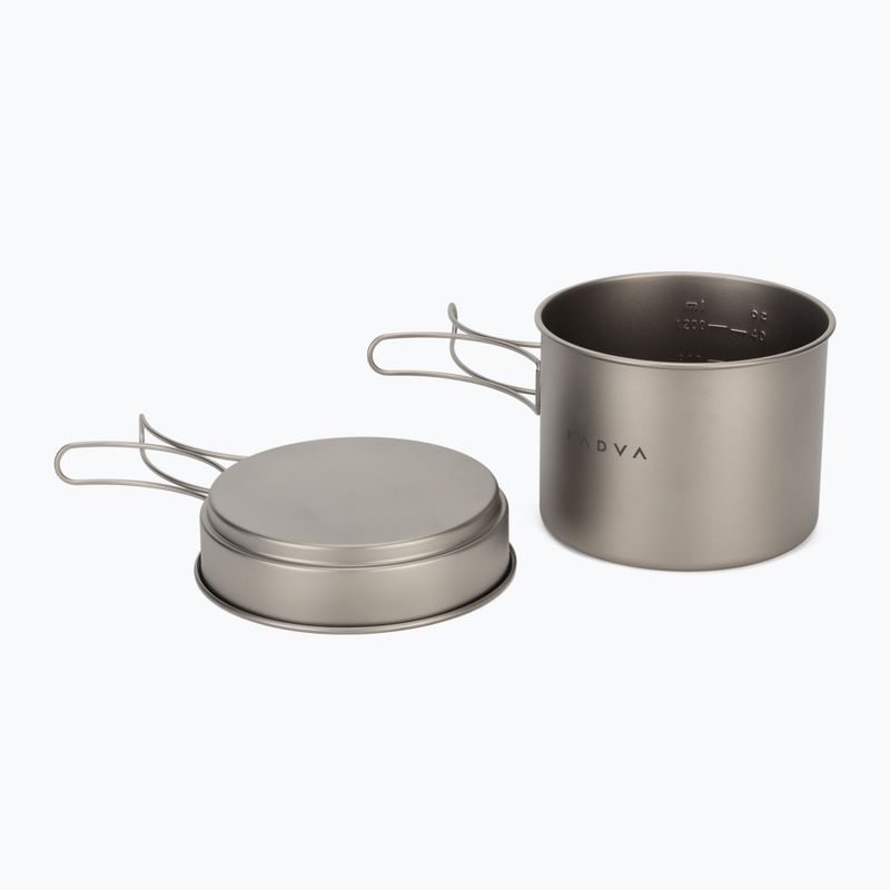 Valgomasis indas KADVA titanium ultralight gray 3