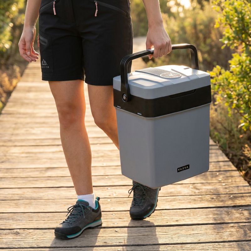 Nešiojamas šaldytuvas KADVA AC/DC gray 5