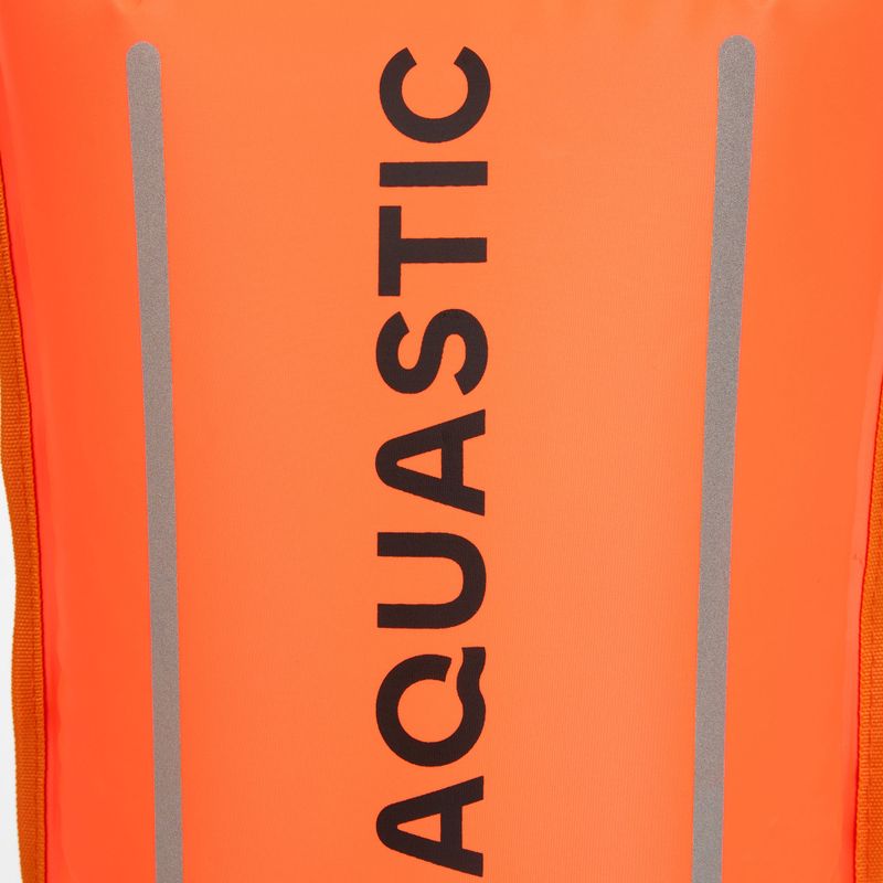 Gelbėjimosi plūdė plaukimui su kišene AQUASTIC double-chamber orange 5