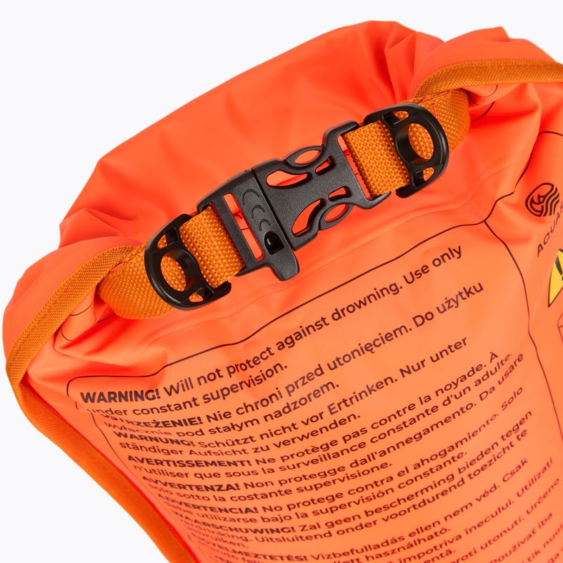 Gelbėjimosi plūdė plaukimui su kišene AQUASTIC double-chamber orange 7