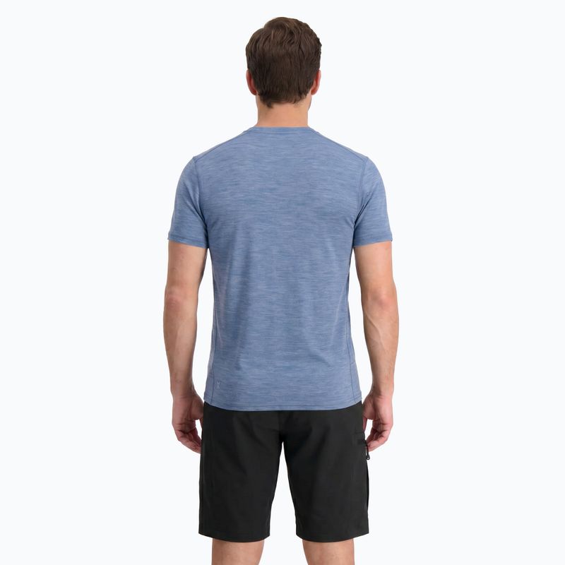 Vyriški termoaktyvūs marškinėliai WOOLCANO Merino 100% TEE0546 mėlyni 3