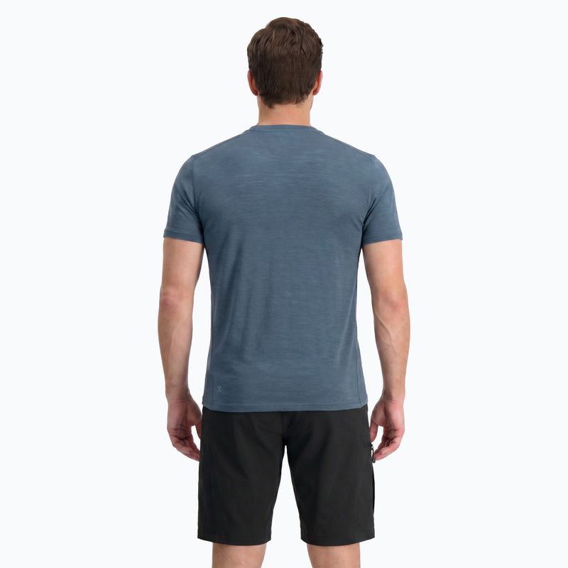 Vyriški termoaktyvūs marškinėliai WOOLCANO Merino 100% TEE0546 pilki 3