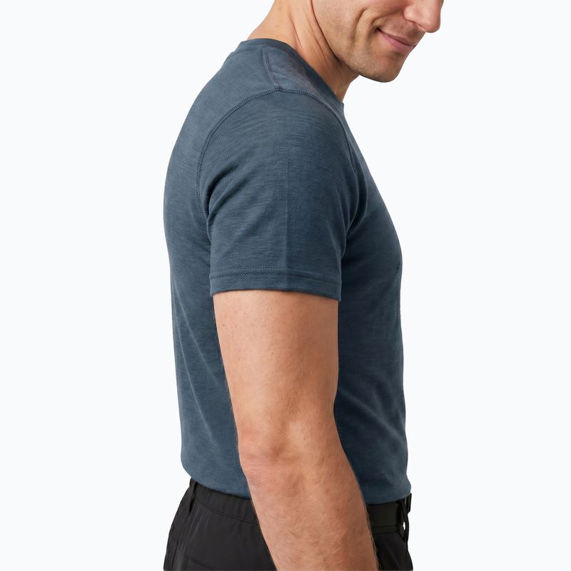 Vyriški termoaktyvūs marškinėliai WOOLCANO Merino 100% TEE0546 pilki 4