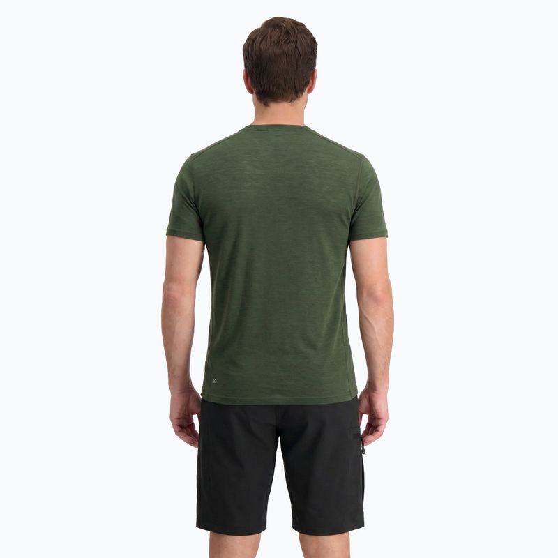 Vyriški termoaktyvūs marškinėliai WOOLCANO Merino 100% TEE0546 žalia 3